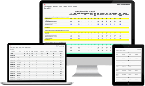 State Accountability Report view